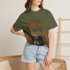 I Put a Spell on Coffee T-Shirt, Witchy Coffee Shirt, Autumn Coffee Tee, Halloween Coffee Lover Shirt