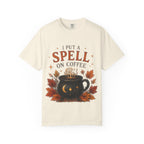 I Put a Spell on Coffee T-Shirt, Witchy Coffee Shirt, Autumn Coffee Tee, Halloween Coffee Lover Shirt