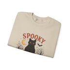 Spooky Season Sweatshirt, Black Cat Pumpkin Halloween Crewneck, Cute Halloween Sweatshirt, Fall Cat Sweater