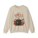 I Put a Spell on Coffee Sweatshirt — Witchy Fall Crewneck for Coffee Lovers