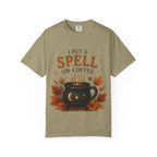 I Put a Spell on Coffee T-Shirt, Witchy Coffee Shirt, Autumn Coffee Tee, Halloween Coffee Lover Shirt