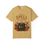 I Put a Spell on Coffee T-Shirt, Witchy Coffee Shirt, Autumn Coffee Tee, Halloween Coffee Lover Shirt