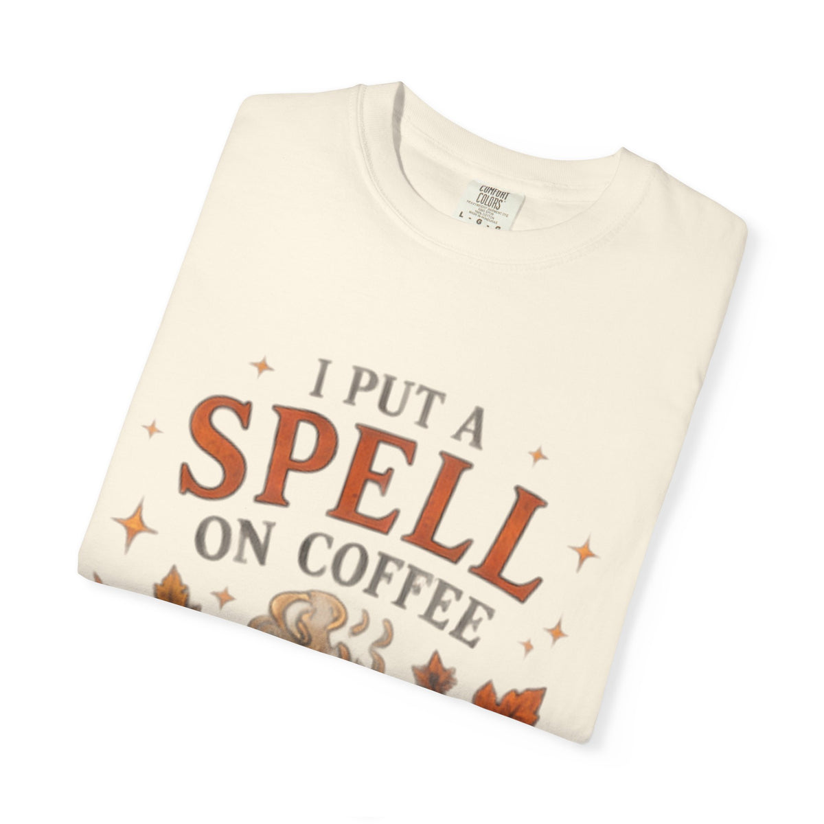 I Put a Spell on Coffee T-Shirt, Witchy Coffee Shirt, Autumn Coffee Tee, Halloween Coffee Lover Shirt
