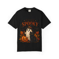 Stay Spooky T‑Shirt — Cute Ghost, Black Cat & Pumpkin Halloween Tee
