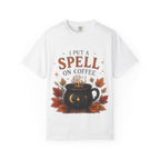 I Put a Spell on Coffee T-Shirt, Witchy Coffee Shirt, Autumn Coffee Tee, Halloween Coffee Lover Shirt