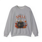 I Put a Spell on Coffee Sweatshirt — Witchy Fall Crewneck for Coffee Lovers