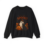 Stay Spooky Sweatshirt — Cute Ghost & Black Cat Halloween Crewneck