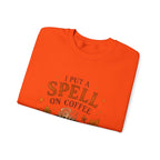 I Put a Spell on Coffee Sweatshirt — Witchy Fall Crewneck for Coffee Lovers