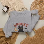 Spooky Season Sweatshirt, Black Cat Pumpkin Halloween Crewneck, Cute Halloween Sweatshirt, Fall Cat Sweater