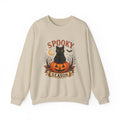 Spooky Season Sweatshirt, Black Cat Pumpkin Halloween Crewneck, Cute Halloween Sweatshirt, Fall Cat Sweater