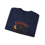 Spooky Season Sweatshirt, Black Cat Pumpkin Halloween Crewneck, Cute Halloween Sweatshirt, Fall Cat Sweater