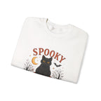 Spooky Season Sweatshirt, Black Cat Pumpkin Halloween Crewneck, Cute Halloween Sweatshirt, Fall Cat Sweater